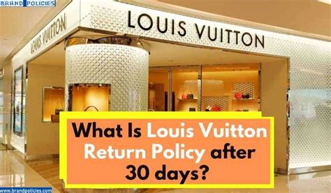 louis vuitton return exchange policy